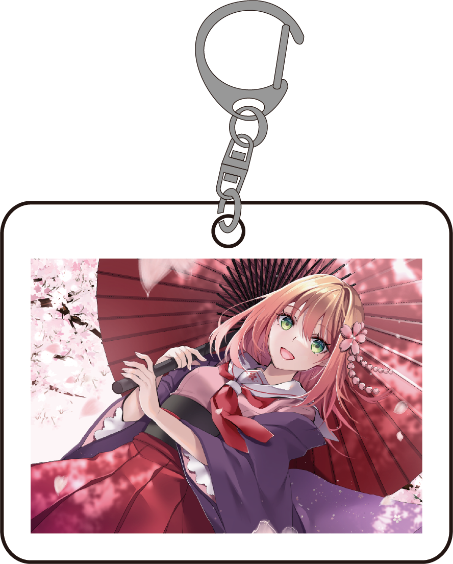 葉桜花音アクリルキーホルダー２