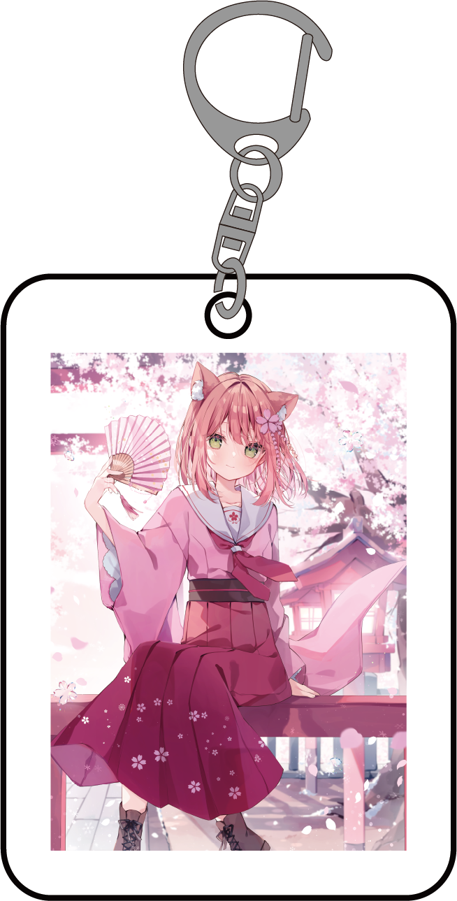 葉桜花音アクリルキーホルダー６