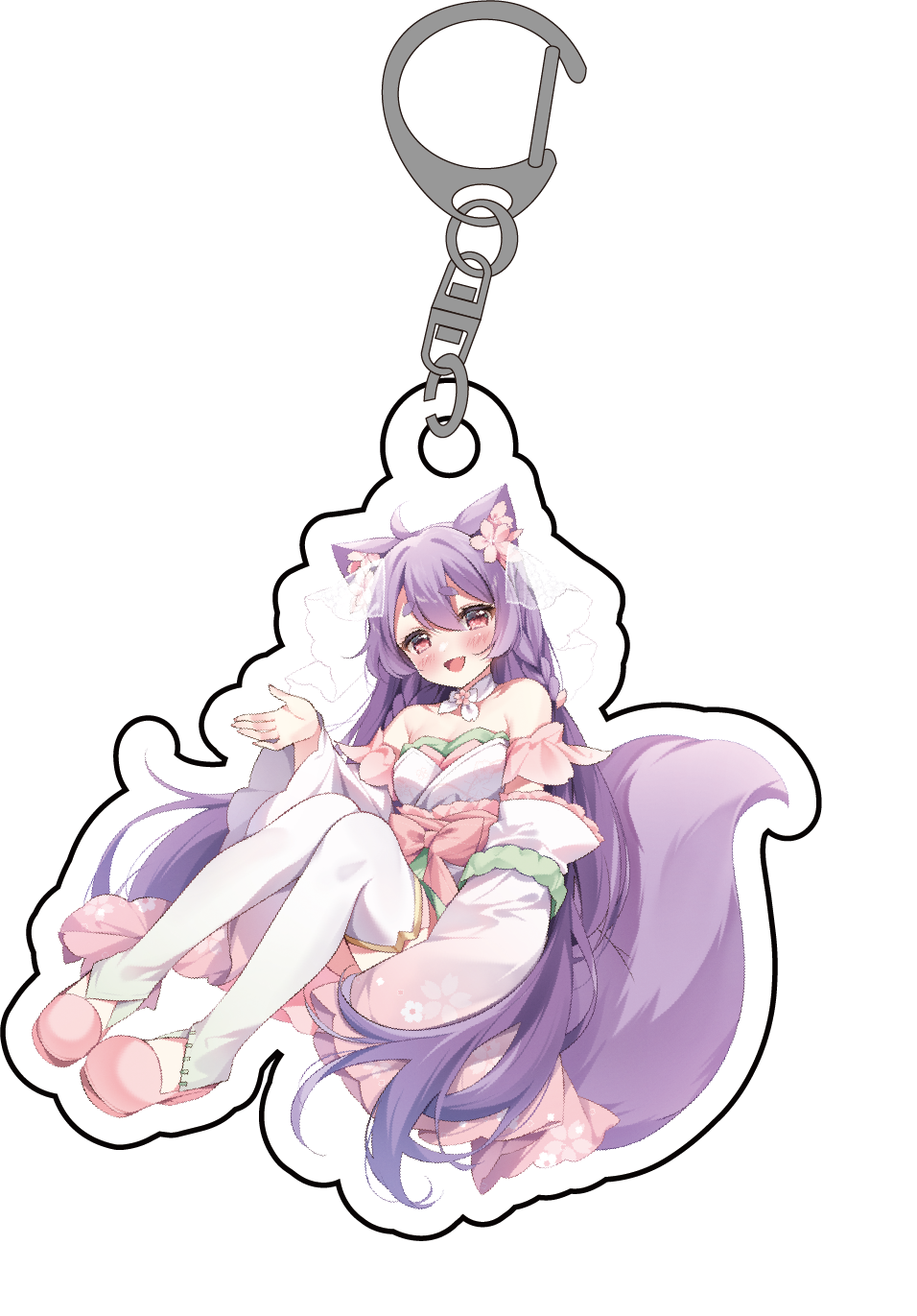 猫之宮みー太郎アクリルキーホルダー３