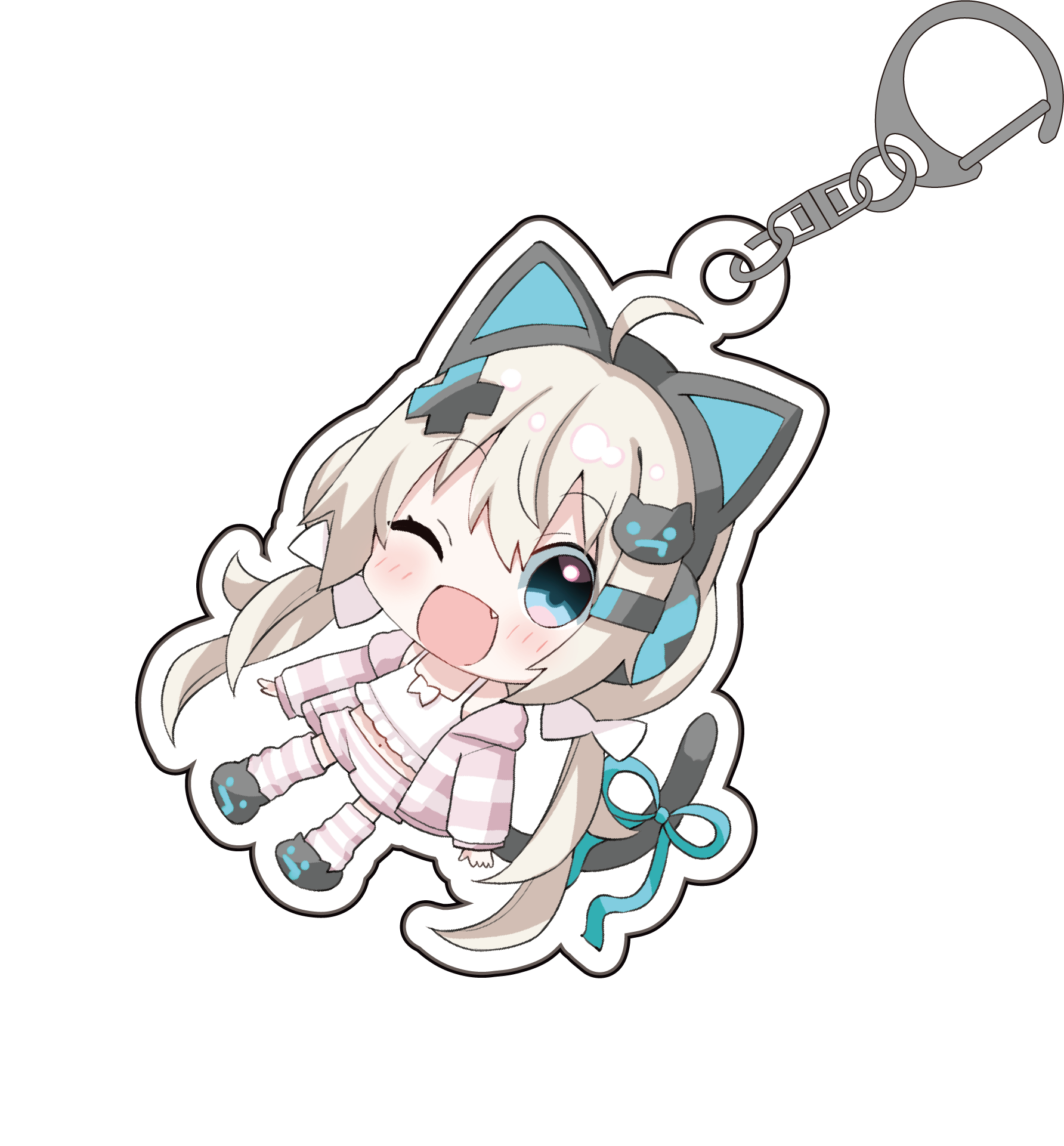 うちゅうねこ_アクキー2