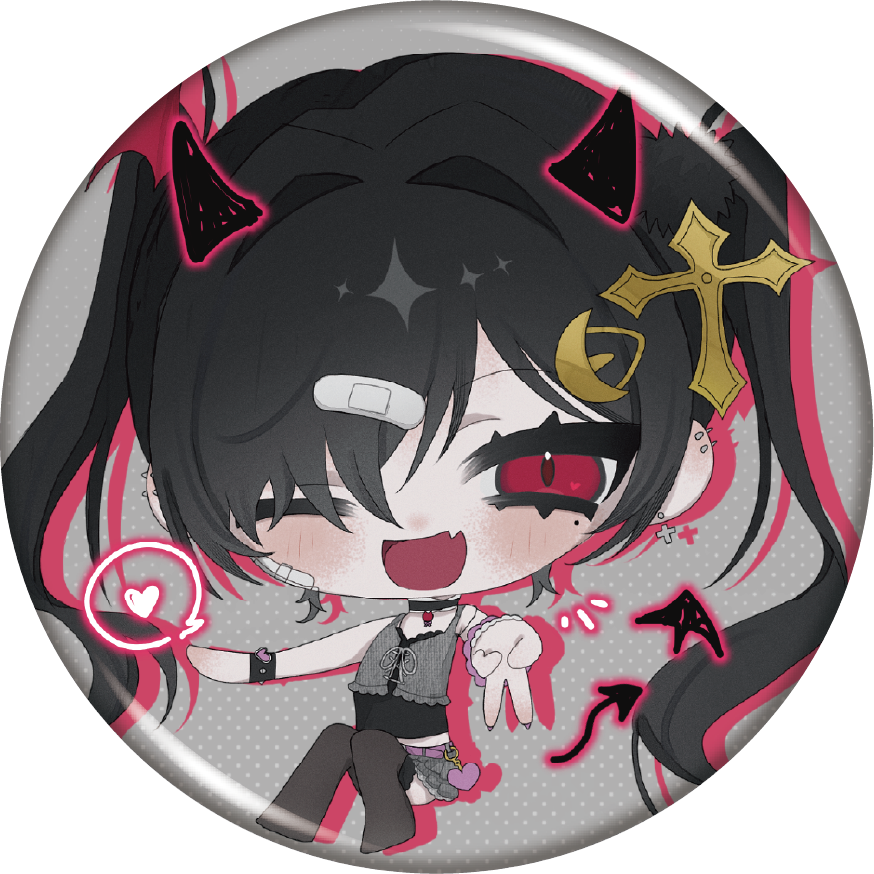 十魔ルカ缶バッジ5