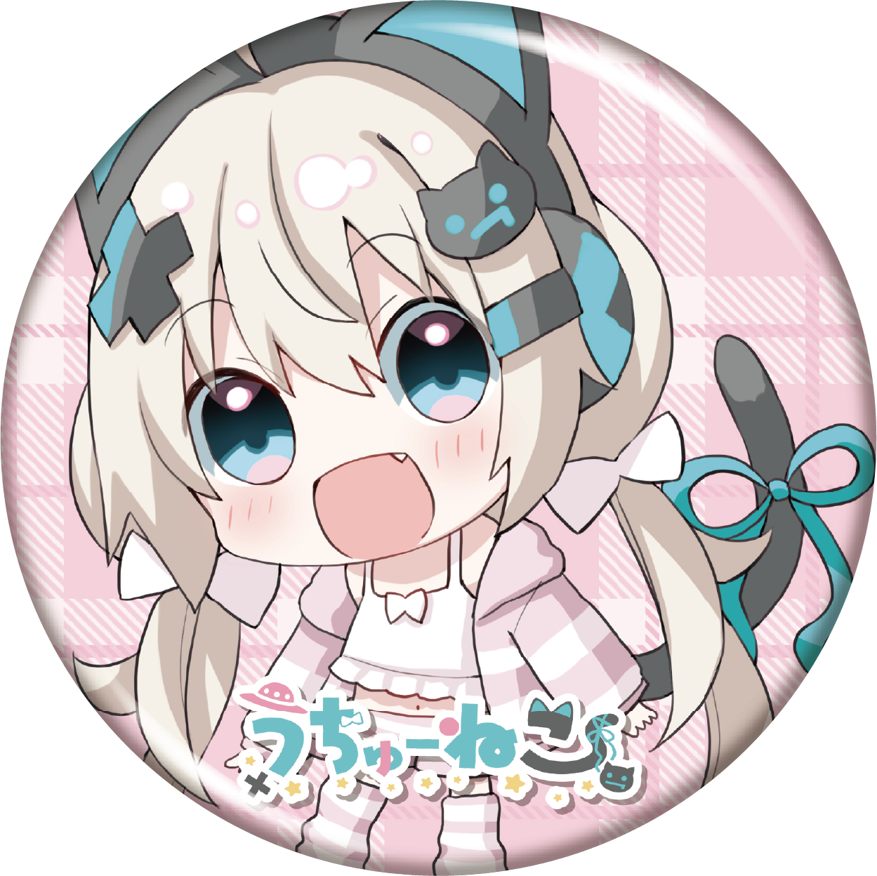 うちゅうねこ缶バッチ１