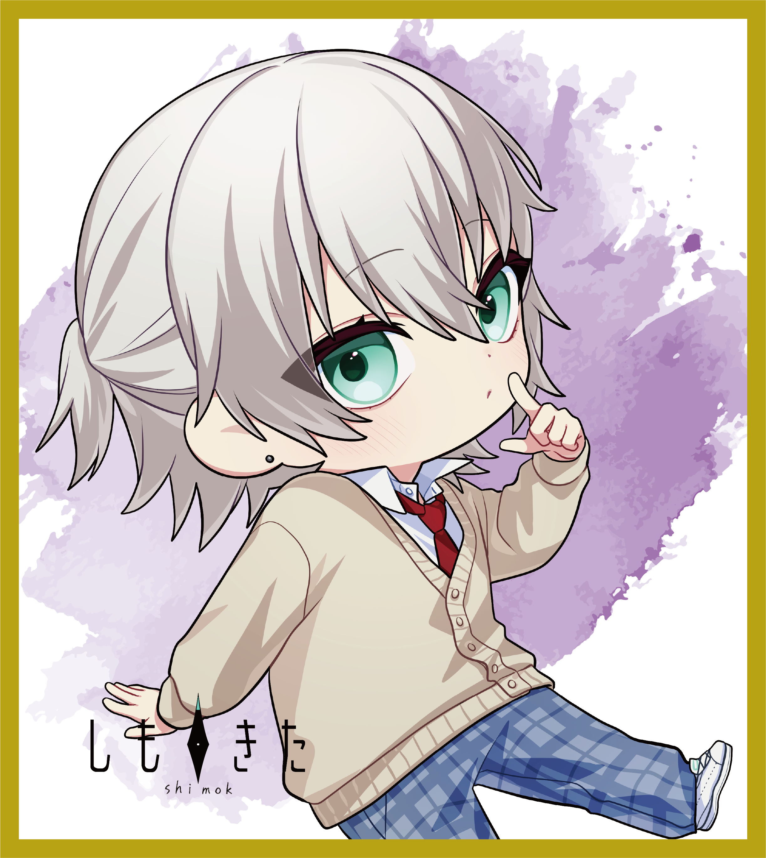 しもきた ミニ色紙5