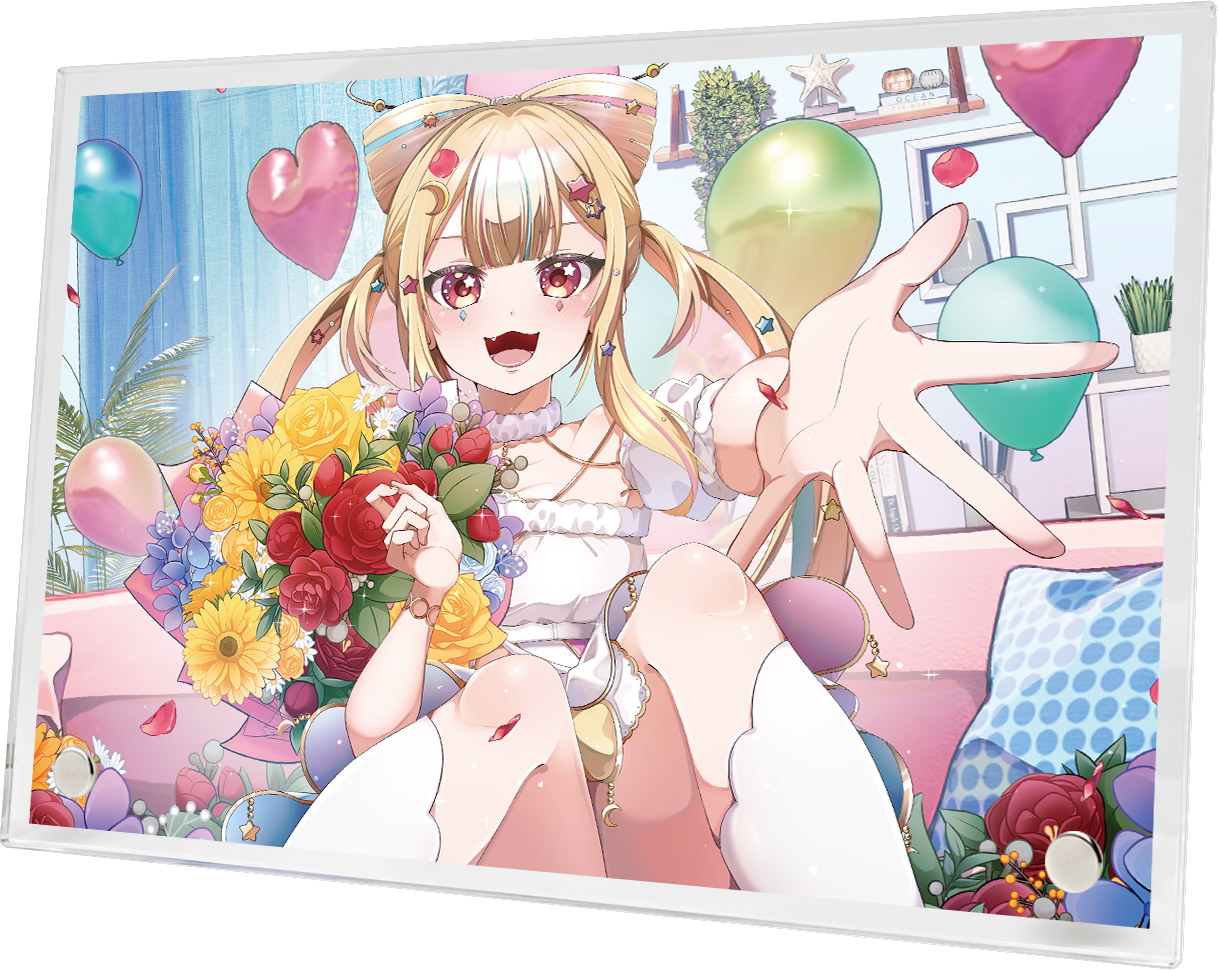 夢ヶ咲よう 直筆サイン入りアクリルプレートA4