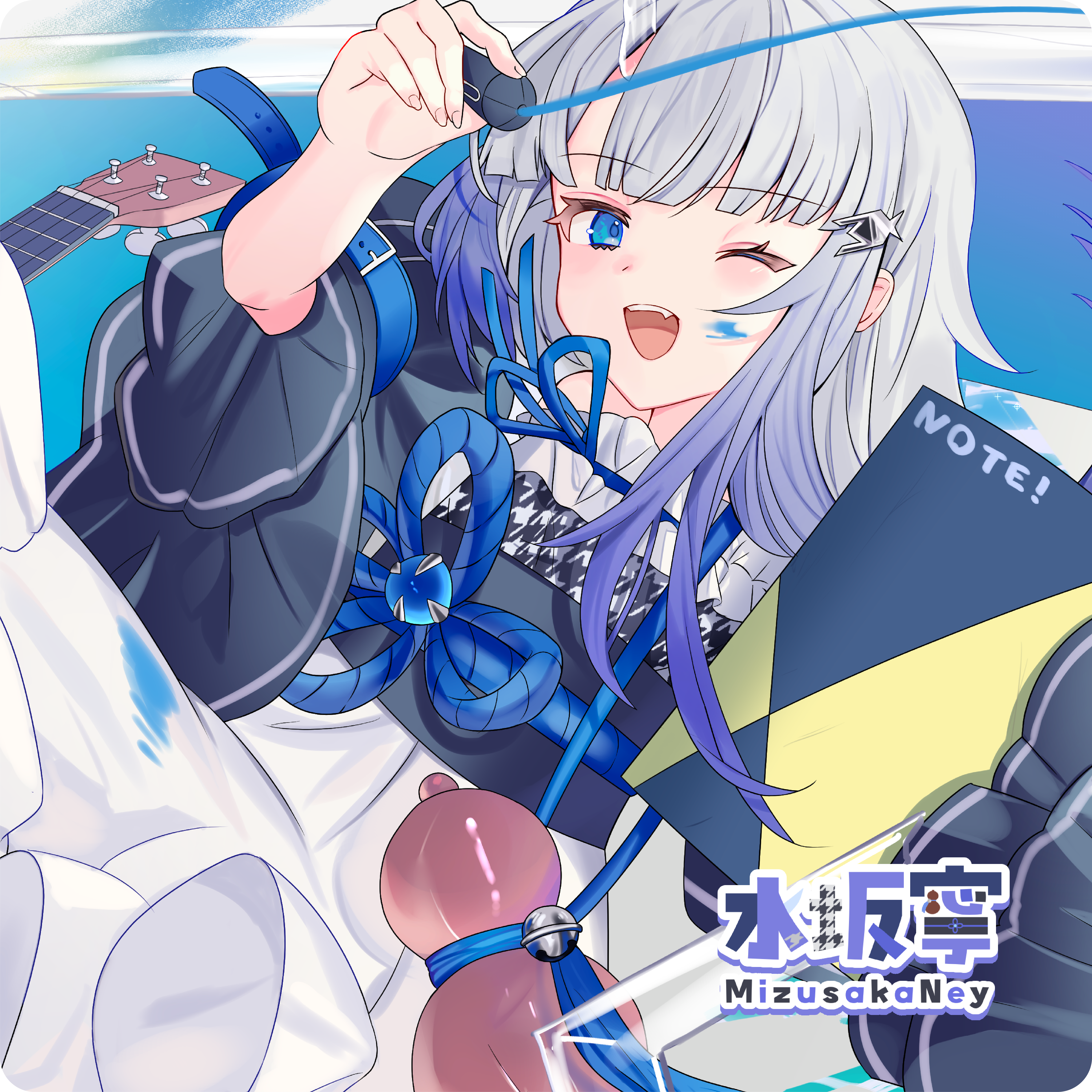 水坂 寧 ミニタオル2